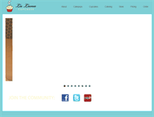 Tablet Screenshot of lalunacupcakes.com